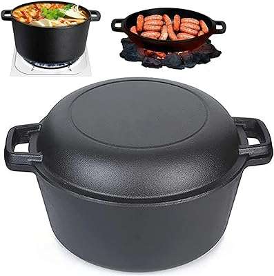 Four hollandaise en fonte primivi avec couvercle ensemble de camping. DIAYTAR COTE D'IVOIRE  est votre destination en ligne pour des produits discount de qualité supérieure. Explorez notre vaste catalogue comprenant des articles pour la maison, de l'électroménager dernier cri, des gadgets high-tech et des vêtements tendance à des prix défiant toute concurrence.