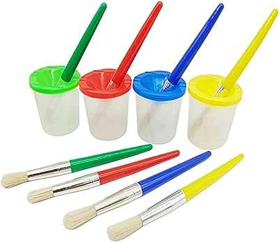 Makingtech 4 pièces moules à peinture pour enfants gobelets anti déversement pinceaux. DIAYTAR COTE D'IVOIRE  vous propose une expérience de shopping inoubliable : explorez notre boutique en ligne pour trouver des réductions incroyables sur des produits pour la maison, l'électroménager, l'informatique et la mode. Ne sacrifiez pas la qualité pour des économies, grâce à DIAYTAR COTE D'IVOIRE !