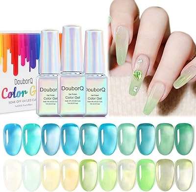 Jelly sarcelle gel vernis à ongles ensemble de 20 couleurs translucide. Envie de faire de bonnes affaires ? Optez pour DIAYTAR COTE D'IVOIRE, votre destination en ligne pour des produits discount de la maison à l'informatique, vous offrant des réductions exclusives sur une large sélection d'articles.