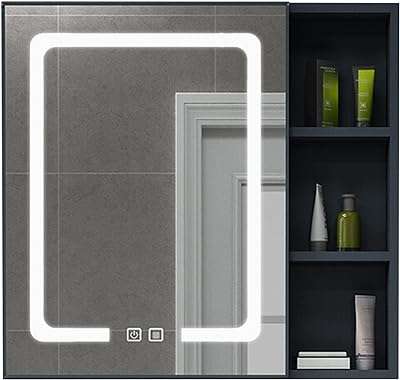 Armoire de salle de bain à led fixée au mur au dessus des toilettes. Naviguez dans notre boutique en ligne DIAYTAR COTE D'IVOIRE  pour découvrir une sélection exceptionnelle de produits discount. De l'électroménager aux articles de mode en passant par l'informatique et les gadgets, vous trouverez tout ce dont vous avez besoin pour satisfaire vos envies tout en restant dans votre budget.