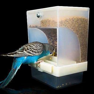 Cuchi no mess mangeoire automatique pour perroquets récipient pour graines accessoires pour cage. DIAYTAR COTE D'IVOIRE  - La boutique en ligne discount incontournable pour tous vos besoins. Explorez notre vaste catalogue de produits, comprenant des articles pour la maison, l'électroménager, l'informatique et la mode, tous à des prix défiant toute concurrence.