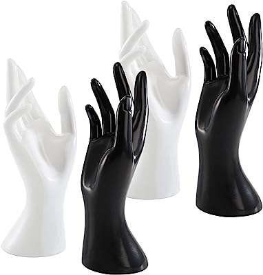 Lot de 4 mannequins de main pour femme présentoir bagues. DIAYTAR COTE D'IVOIRE  - Votre destination en ligne pour des achats malins. Avec notre sélection de produits discount, allant de la maison à l'électronique, de la mode à l'informatique, vous pouvez économiser tout en comblant vos besoins. Ne manquez pas nos offres spéciales et réalisez des économies considérables dès aujourd'hui!
