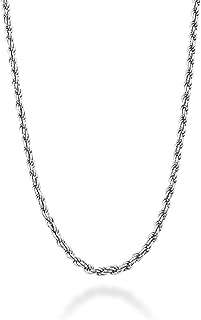 Miabella italy collier avec pendentif en corde tressée en argent sterling massif plaqué rhodium de 15. Mettez fin à la chasse aux bons plans en ligne grâce à DIAYTAR COTE D'IVOIRE . Profitez de notre large éventail de produits discount dans les domaines de la maison, de l'électroménager et bien plus encore. Avec des remises incroyables et des offres spéciales régulières, faites de bonnes affaires sans compromis sur la satisfaction.