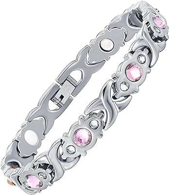 Boojan bracelet magnétique pour femme 4 éléments en acier inoxydable 316l. DIAYTAR COTE D'IVOIRE, votre boutique en ligne préférée pour dénicher des produits à prix discount. Rendez-vous sur notre site pour trouver toutes les bonnes affaires de la maison à l'électroménager en passant par les gadgets high-tech. Ne sacrifiez pas la qualité pour économiser, optez pour DIAYTAR COTE D'IVOIRE  !