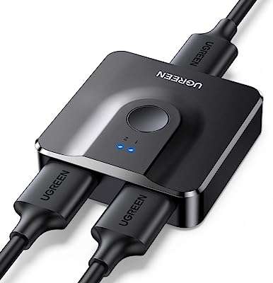 Répartiteur ugreen hdmi 2 en 1 sortie voies sélecteur commutation facile. Faites des économies intelligentes sur DIAYTAR COTE D'IVOIRE, votre boutique en ligne de confiance. Avec notre large sélection de produits discount, incluant la maison, l'électroménager, l'informatique et la mode, vous trouverez tout ce dont vous avez besoin à des prix défiant toute concurrence. Ne manquez pas nos offres promotionnelles et commandez en toute simplicité dès maintenant!