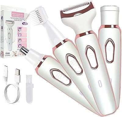 Tondeuse à sourcils multifonction 4 en 1 rasoir électrique pour femme rechargeable par usb. Découvrez DIAYTAR COTE D'IVOIRE, votre boutique en ligne où vous pouvez économiser gros sur une large gamme de produits. Trouvez tout ce dont vous avez besoin pour votre maison, de l'électroménager à l'informatique, et restez à la mode avec nos vêtements et gadgets discount. N'attendez plus et profitez dès maintenant de nos offres à prix cassés!