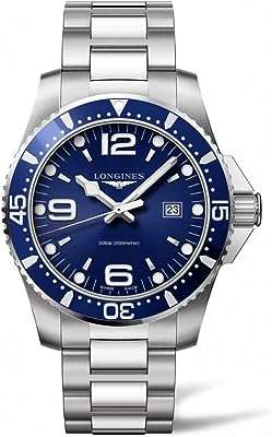 Montre hydro conquest pour homme avec cadran bleu et bracelet en acier. DIAYTAR COTE D'IVOIRE, votre destination en ligne pour des achats malins : explorez nos catégories variées telles que la maison, l'électroménager, l'informatique et la mode, et découvrez des produits discount à prix défiant toute concurrence. Faîtes-vous plaisir sans vous ruiner avec DIAYTAR COTE D'IVOIRE !