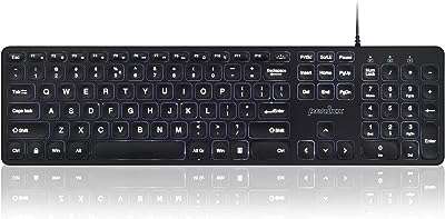 Clavier usb filaire rétroéclairé pyrex pyrex 331 design fin avec grandes touches de police. DIAYTAR COTE D'IVOIRE  vous offre un large éventail de produits discount adaptés à tous les budgets. Faites des bonnes affaires sur une sélection d'articles pour la maison, l'électroménager, l'informatique, la mode et les gadgets. Profitez de nos prix cassés et découvrez une nouvelle façon de faire des économies sans sacrifier la qualité !