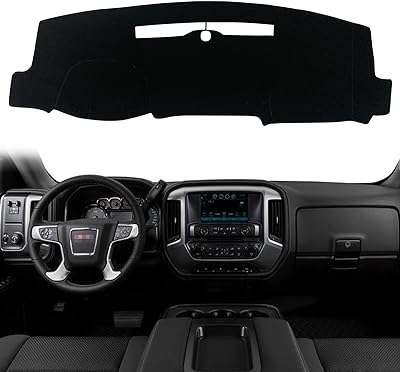 Kegitbox housse de tableau de bord pour gmc sierra chevy silverado 1500 2014 2018 compatible avec pickup. Faites des économies sans compromettre votre satisfaction avec DIAYTAR COTE D'IVOIRE . Notre boutique en ligne propose une variété de produits discount dans différentes catégories, de l'électronique à la mode. Trouvez tout ce dont vous avez besoin à des prix imbattables !