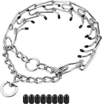 Collier pour chien réglable fairuz en acier inoxydable avec embouts en caoutchouc confortables sûr et efficace. Ne cherchez plus, DIAYTAR COTE D'IVOIRE  est là pour vous offrir des produits discount de qualité supérieure. Que vous ayez besoin d'appareils électroménagers performants, de vêtements tendance ou de gadgets innovants, notre boutique en ligne propose des offres exceptionnelles dans tous les domaines, tandis que votre portefeuille reste protégé.