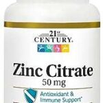 Comprimés de citrate de zinc 21st century healthcare 50 mg 60 unités