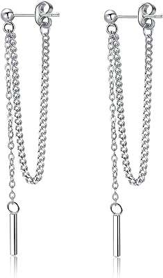 Boucles d'oreilles pendantes en argent sterling 925 pour femmes et adolescentes. DIAYTAR COTE D'IVOIRE  - Votre destination shopping pour des produits de haute qualité à des prix réduits. Parcourez notre site et découvrez notre vaste sélection de produits, des gadgets aux produits de beauté en passant par les articles de sport et les outils de bricolage, tous disponibles à des tarifs discount.