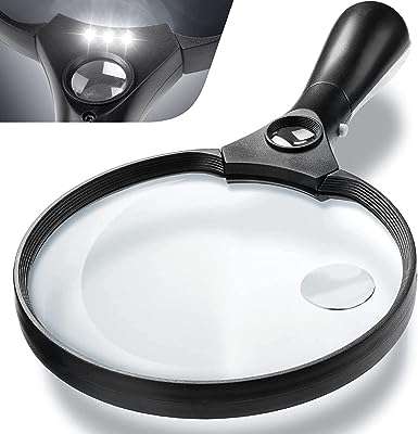 Loupe avec lumière loupe de 55" extra large 3x éclairée par led. Découvrez DIAYTAR COTE D'IVOIRE, votre partenaire en ligne pour des achats malins et économiques. Parcourez notre sélection discount de produits pour la maison, l'électroménager, l'informatique, la mode et les gadgets et trouvez les meilleures offres du marché. Profitez de la qualité à prix réduit dès aujourd'hui, grâce à notre boutique en ligne pratique et facile à utiliser.