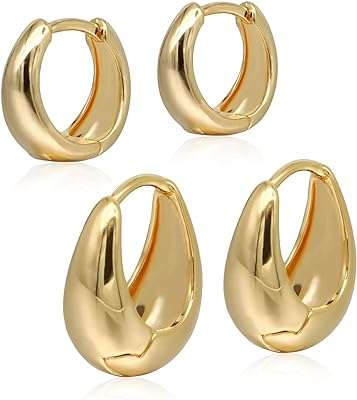 Boucles d'oreilles huggie plaquées or 18 carats jx | petites boucles en pour femme. Faites des économies sans sacrifier la qualité avec DIAYTAR COTE D'IVOIRE . Notre boutique en ligne propose une immense variété de produits discount, allant des appareils électroménagers aux vêtements tendance et aux gadgets les plus populaires. Trouvez tout ce dont vous avez besoin à des prix incroyables !