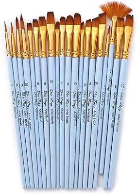 Goolsky 20 pièces ensemble de pinceaux d'artiste multi pinceaux moyens avec brosse en nylon. Faites des économies sans compromis sur la qualité avec DIAYTAR COTE D'IVOIRE  ! Notre boutique en ligne propose une vaste sélection de produits discount, des appareils électroménagers fiables aux articles de mode tendance, en passant par les équipements informatiques. Trouvez tout ce dont vous avez besoin à des prix défiant toute concurrence.