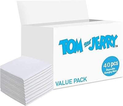 Matelas à langer jetables tom & jerry paquet économique de 40. Faites des bonnes affaires en un clic avec DIAYTAR COTE D'IVOIRE  ! Notre boutique en ligne généraliste vous propose une large gamme de produits discount, de l'électroménager à l'informatique en passant par la mode et les gadgets. N'attendez plus pour économiser et équiper votre maison à prix réduits, sans compromis sur la qualité !