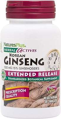 Nature's plus actifs à base de plantes avec ginseng coréen. Trouvez tout ce dont vous avez besoin à prix réduit chez DIAYTAR COTE D'IVOIRE . Notre boutique en ligne propose une large gamme de produits discount, de la décoration pour la maison aux appareils électroménagers, en passant par l'informatique et les dernières tendances de la mode. Explorez notre collection maintenant et profitez pleinement de nos tarifs avantageux !