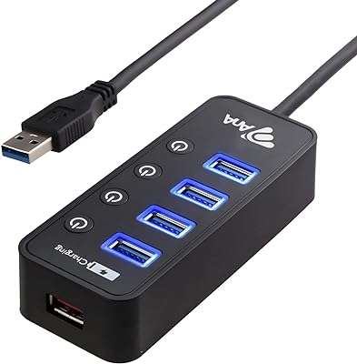 Hub usb 3.0 4 en 1 par ana ultra mince à 4 ports avec interrupteur. Ne sacrifiez plus votre budget pour être à la pointe de la technologie ! Optez pour DIAYTAR COTE D'IVOIRE, la plateforme en ligne qui vous propose une large variété de produits informatiques à prix discount. Que vous recherchiez un nouvel ordinateur portable, une tablette ou des accessoires high-tech, vous trouverez tout ce dont vous avez besoin chez nous.