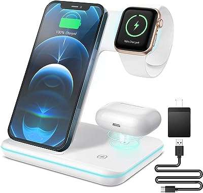 Chargeur sans fil rapide 3 en 1 [blanc] écouteurs montre intelligente chargeur pour iphone. DIAYTAR COTE D'IVOIRE, votre destination en ligne pour des achats malins à petits prix ! Parcourez notre vaste catalogue qui regorge de produits discount, des essentiels de la maison aux appareils électroménagers, en passant par les dernières tendances de la mode et les gadgets high-tech.