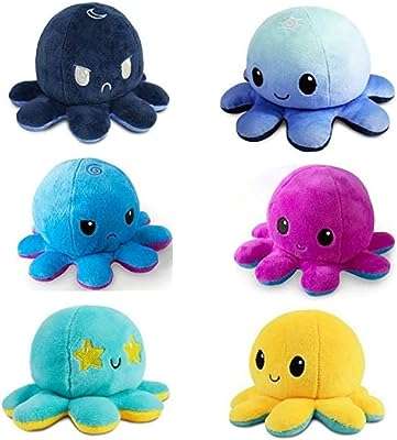 Peluche pieuvre réversible grabmantra animaux en peluche mignons montrez votre humeur sans dire un mot. Ne payez pas plus cher pour vos achats ! DIAYTAR COTE D'IVOIRE  propose une sélection de produits discount pour tous les budgets, allant de la maison à l'électroménager en passant par l'informatique, la mode et les gadgets. Faites des économies sans compromis sur la qualité !