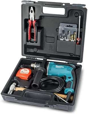 Makita perceuse électrique m8103kspb 13 mm 430 w série mt avec ensemble. Découvrez DIAYTAR COTE D'IVOIRE, votre magasin en ligne de confiance pour des bons plans à ne pas manquer. Explorez nos multiples catégories telles que l'électroménager, le mobilier, l'informatique et la mode, et dénichez les offres les plus avantageuses pour tous vos besoins, le tout en un seul endroit.