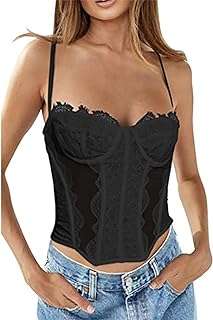The white shop femmes été sexy maille dentelle corset vintage spaghetti. Découvrez DIAYTAR COTE D'IVOIRE  - votre guichet unique pour des achats discount en ligne. Que vous recherchiez des produits électroménagers, des gadgets high-tech ou des vêtements tendance, notre boutique généraliste propose une large gamme d'articles à prix réduits pour tous les budgets. Ne manquez pas les bonnes affaires chez DIAYTAR COTE D'IVOIRE  !