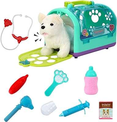 Ensemble de jeu de docteur pour animaux de compagnie kit médical de médecin infirmière compagnie avec cage. DIAYTAR COTE D'IVOIRE, votre destination shopping pour des réductions imbattables ! Parcourez notre vaste sélection de produits à petits prix, des appareils électroménagers aux accessoires informatiques, en passant par les tenues tendance et les gadgets à la pointe de la technologie. Restez à la mode tout en économisant avec nos offres exceptionnelles !