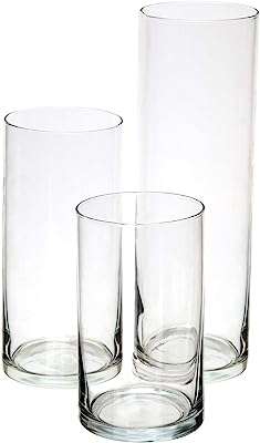 Royal importsensemble de 3 vases cylindriques décoratifs en verre pour centres de table de maison ou mariage. À la recherche d'idées cadeaux originales et abordables ? Parcourez notre sélection de gadgets à prix discount sur DIAYTAR COTE D'IVOIRE  et faites plaisir à vos proches sans vous ruiner. Des gadgets high-tech aux objets insolites, notre boutique en ligne saura vous surprendre.