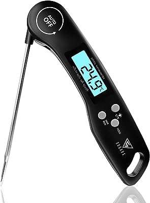 Thermomètre de gril à viande cuisine numérique avec lecture instantanée. Besoin de renouveler votre intérieur ou de vous équiper en nouvelles technologies à prix cassés ? Ne cherchez plus, DIAYTAR COTE D'IVOIRE  a tout ce qu'il vous faut ! Notre boutique en ligne propose une variété impressionnante de produits discount, alliant qualité et prix compétitifs dans des domaines tels que l'électroménager, la mode, l'informatique et bien plus encore.