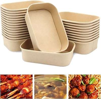 Boîte à salade boîte salade en papier kraft de 25 pièces. DIAYTAR COTE D'IVOIRE  - votre partenaire discount pour une vie plus abordable. Nous vous présentons une vaste sélection de produits de qualité à des prix imbattables, allant de l'électroménager performant aux articles de mode élégants. Achetez malin avec nous et réalisez d'importantes économies.