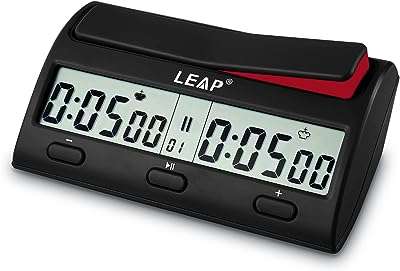 Horloge d'échecs leap avec minuterie numérique avancée avec 7 types 38 modes de chronométrage y compris. Découvrez DIAYTAR COTE D'IVOIRE  et profitez de notre sélection exceptionnelle de produits discount à des prix imbattables. Que vous recherchiez des appareils électroménagers de qualité, des gadgets high-tech dernier cri ou des accessoires de mode à petit prix, vous trouverez tout cela dans notre boutique en ligne.