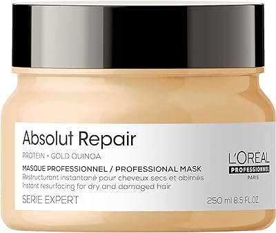 L'oréal professionnel | masque réparateur absolu serie expert aux protéines et quinoa doré pour cheveux. DIAYTAR COTE D'IVOIRE, votre destination incontournable pour des produits discount de qualité. Que vous recherchiez des articles pour la maison, l'électroménager, l'informatique, la mode ou les gadgets, notre boutique en ligne saura répondre à tous vos besoins sans vous ruiner !