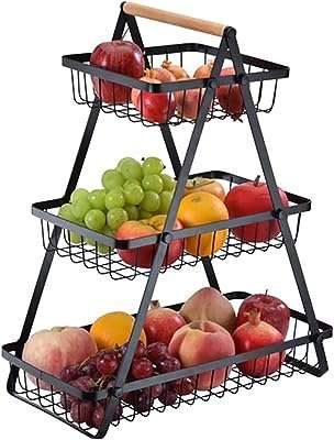 Panier de rangement de fruits à 3 niveaux support légumes présentoir. Ne cherchez pas plus loin pour trouver des produits de qualité à prix réduits. DIAYTAR COTE D'IVOIRE  est votre destination en ligne pour tous vos besoins en produits discount, de la maison à l'électroménager, de l'informatique à la mode. Faites des économies substantielles et trouvez les articles parfaits, adaptés à votre budget.