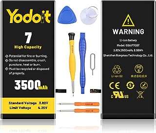 Batterie de remplacement youduet iphone 7 haute capacité 3 500 mah avec cycle. DIAYTAR COTE D'IVOIRE  deviendra rapidement votre référence pour tous vos besoins discount en ligne. Découvrez notre vaste assortiment de produits allant des indispensables de la maison aux dernières innovations technologiques, en passant par les vêtements et les accessoires de mode à prix cassés. Profitez de notre offre exceptionnelle dès maintenant !