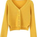 Fankle sale cardigan court doux à manches longues et col en v pour femme. Bienvenue sur DIAYTAR COTE D'IVOIRE, votre magasin en ligne préféré pour des offres imbattables sur une variété de produits. Faites des économies substantielles sur des articles de maison, d'informatique et d'électroménager, tout en découvrant les dernières tendances en matière de mode et de gadgets indispensables.