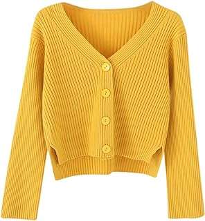 Fankle sale cardigan court doux à manches longues et col en v pour femme. Bienvenue sur DIAYTAR COTE D'IVOIRE, votre magasin en ligne préféré pour des offres imbattables sur une variété de produits. Faites des économies substantielles sur des articles de maison, d'informatique et d'électroménager, tout en découvrant les dernières tendances en matière de mode et de gadgets indispensables.