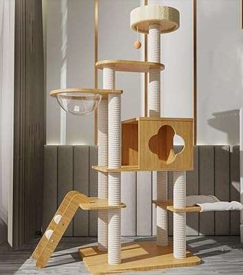 Grand arbre à chat plusieurs niveaux maison pour avec griffoir en sisal maisonnette et lieu. Explorez DIAYTAR COTE D'IVOIRE  et découvrez une variété impressionnante de produits discount pour la maison, l'électroménager, l'informatique et la mode. Avec des offres irrésistibles et une livraison rapide, faites des économies tout en obtenant des produits de qualité.
