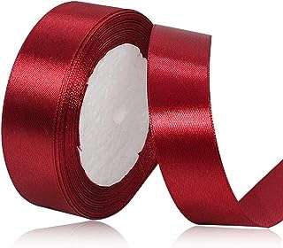 Ruban de satin bordeaux 24 mm x 25 m ruban en tissu polyester pour emballage. DIAYTAR COTE D'IVOIRE  - Votre solution en ligne pour des achats discount sans compromis. Plongez dans notre univers où vous trouverez tout ce dont vous avez besoin, de l'électroménager aux articles tendance en passant par les produits informatiques. Faites des économies sans sacrifier la qualité chez nous !