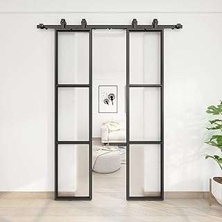 Porte de grange double jobest 36" x 84" avec kit de quincaillerie et mécanisme. DIAYTAR COTE D'IVOIRE  - la solution pour des achats discount en ligne simples et rapides. Trouvez tout ce dont vous avez besoin sans vous ruiner, de la maison à l'électroménager en passant par l'informatique et la mode. Profitez de nos prix compétitifs et faites des économies dès maintenant.