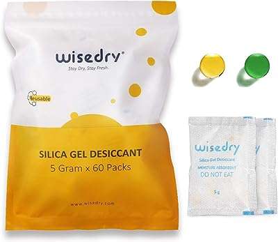 Sachets de gel de silice déshydratant 5 g [paquet de 60] avec indicateur. Vous cherchez des offres discount sur une large gamme de produits ? DIAYTAR COTE D'IVOIRE  est la réponse à vos besoins. Parcourez notre boutique en ligne et découvrez des articles de qualité à des prix défiant toute concurrence, que ce soit pour équiper votre maison, vous plonger dans l'univers de la mode ou trouver des gadgets tendance. Faites confiance à DIAYTAR COTE D'IVOIRE  pour des achats malins et économiques.