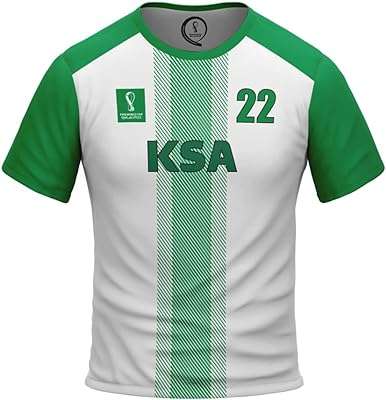 T shirt de l'équipe d'arabie saoudite avec motif coupe du monde la fifa. Looking for affordable yet quality products? Look no further than DIAYTAR COTE D'IVOIRE, the premier online store that brings you a vast assortment of discounted items. Explore our range of home essentials, electronics, fashionable apparel, and the latest gadgets, all at unbeatable prices that make your shopping experience truly remarkable.