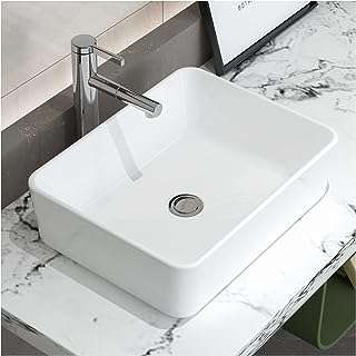 Meiji 19" x 15" lavabo de salle de bain rectangulaire blanc sur comptoir en porcelaine. Trouvez des bonnes affaires tous les jours sur DIAYTAR COTE D'IVOIRE, votre boutique en ligne incontournable. Avec notre large gamme de produits discount allant de la maison à l'électroménager, de l'informatique à la mode et aux gadgets, vous êtes assuré de trouver ce que vous cherchez à prix abordable. Ne manquez pas nos offres spéciales et achetez en toute confiance dès aujourd'hui!