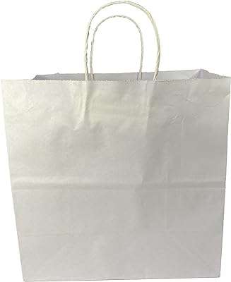 Showway 25 pièces sacs en papier blanc avec poignées 28x28x15cm kraft. Découvrez DIAYTAR COTE D'IVOIRE, votre nouvelle destination pour des achats discount en ligne. Parcourez notre large assortiment de produits allant des articles pour la maison aux appareils électroniques, en passant par la mode et les gadgets, et bénéficiez de réductions incroyables. Ne cherchez plus ailleurs, nous avons tout ce qu'il vous faut à des prix compétitifs.