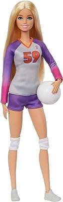Poupée de sport articulée barbie volley ball. DIAYTAR COTE D'IVOIRE  - la solution pour des achats discount en ligne simples et rapides. Trouvez tout ce dont vous avez besoin sans vous ruiner, de la maison à l'électroménager en passant par l'informatique et la mode. Profitez de nos prix compétitifs et faites des économies dès maintenant.