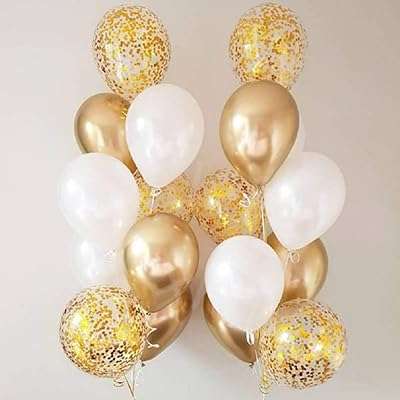 Ballons à confettis métalliques dorés et blancs de 12 pouces avec l'intérieur. Plongez dans l'univers de DIAYTAR COTE D'IVOIRE, votre boutique en ligne généraliste spécialisée dans les produits discount. Explorez notre large variété d'articles allant de la maison à l'électroménager, en passant par l'informatique, la mode et les gadgets, le tout à des prix défiant toute concurrence. Profitez de notre expertise en matière de bonnes affaires et réalisez des économies significatives.