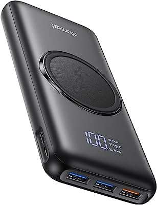 Banque d'alimentation sans fil charmist 20 000 mah (15 w max). Choisissez DIAYTAR COTE D'IVOIRE  pour des produits discount de qualité supérieure livrés directement chez vous. Que vous recherchiez des appareils électroménagers fiables, des produits informatiques performants ou des articles mode à la pointe des tendances, nous avons tout ce dont vous avez besoin à des prix abordables.