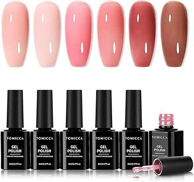 Tomica 6 pièces ensemble de vernis à ongles gel rose chair. DIAYTAR COTE D'IVOIRE  - votre guichet unique pour des achats discount en ligne. Parcourez notre catalogue diversifié et trouvez des produits de qualité à des prix incroyables. Avec notre large sélection allant de la maison à l'informatique en passant par l'électroménager, vous trouverez toujours ce dont vous avez besoin chez nous.