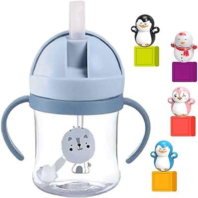Gobelet pour bébé 260 ml bouteille d'eau avec paille gobelet avec poignée. DIAYTAR COTE D'IVOIRE  - La solution idéale pour les chasseurs de bonnes affaires en ligne. Trouvez des produits discount de haute qualité dans toutes les catégories, y compris la mode, l'électronique, l'ameublement et bien plus encore. Économisez sans compromis sur la qualité !