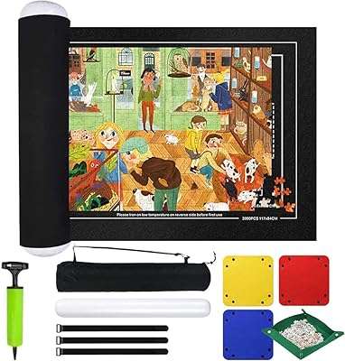 Ensemble de tapis de puzzle géant urpazar rangement en feutre avec 4. Mettez fin à la chasse aux bons plans en ligne grâce à DIAYTAR COTE D'IVOIRE . Profitez de notre large éventail de produits discount dans les domaines de la maison, de l'électroménager et bien plus encore. Avec des remises incroyables et des offres spéciales régulières, faites de bonnes affaires sans compromis sur la satisfaction.