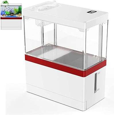 Poisson doré petit design mini aquarium de bureau intelligent betta gallon réservoir avec lumière. Besoin d'un produit de haute technologie sans vous ruiner ? DIAYTAR COTE D'IVOIRE  est le spécialiste des gadgets et accessoires tech à prix cassés. Des enceintes bluetooth aux montres connectées, en passant par les écouteurs sans fil, nous mettons à votre disposition une sélection de produits innovants qui vous faciliteront la vie à petit prix. Vivez la technologie sans compromettre votre budget !